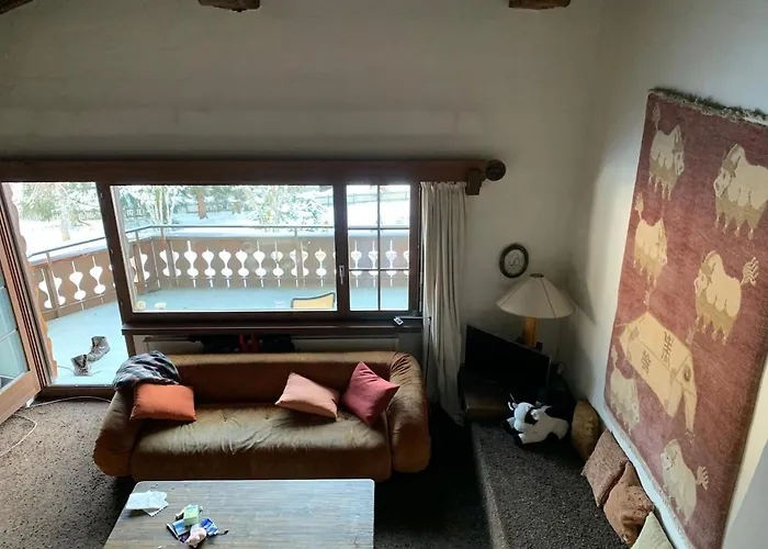 Mit Blick Auf Den Gotschna Apartment Klosters-Serneus