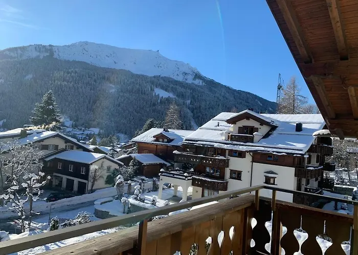 Apartment Mit Blick Auf Den Gotschna Klosters-Serneus